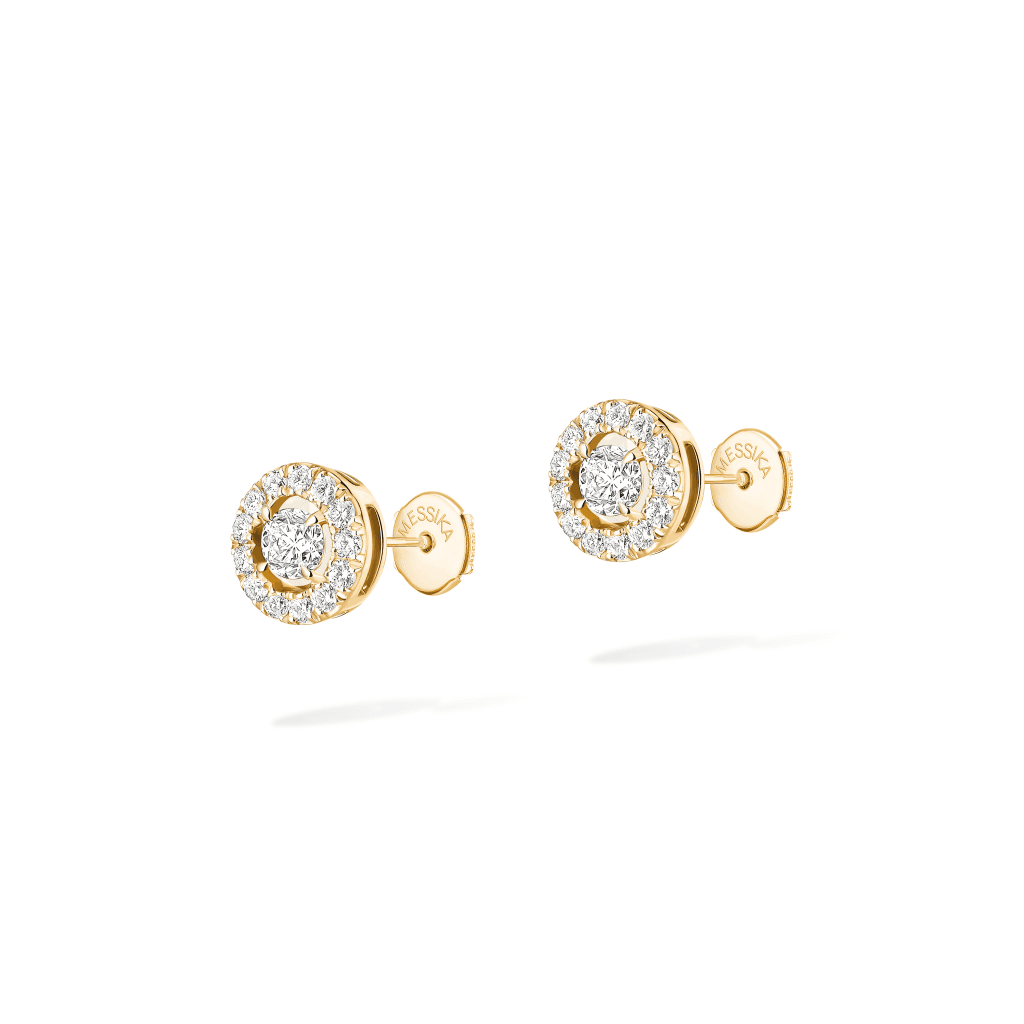 Messika Joy oorsieraad geelgoud met diamant - 6991-YG - #2
