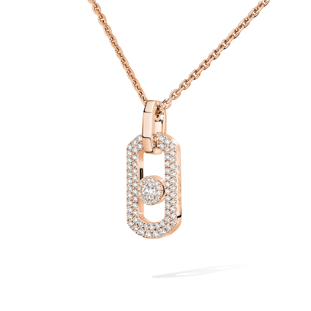 Messika So Move collier roodgoud met diamant - 14966-PG - #3