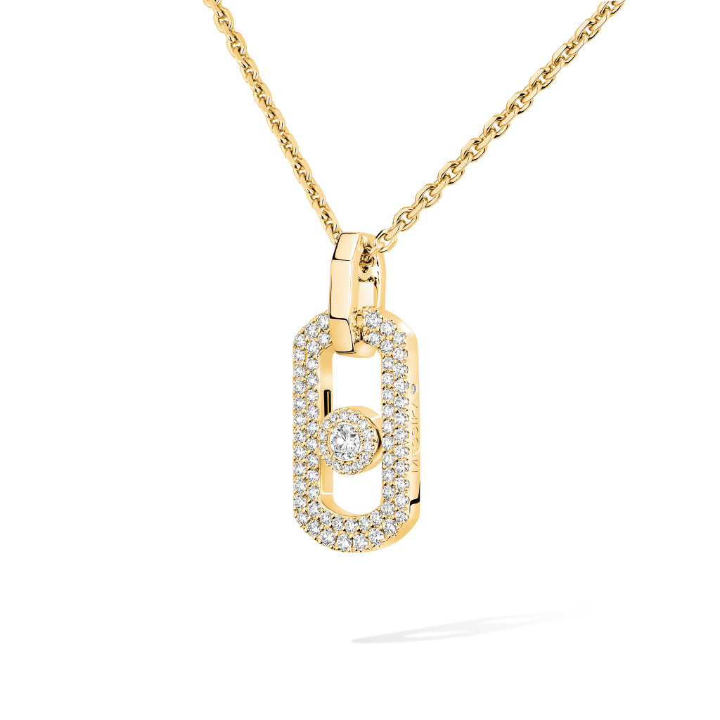 Messika So Move collier geelgoud met diamant - 14966-YG - #3
