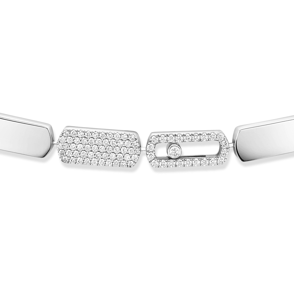 Messika Imperial Move collier witgoud met diamant - 14275-WG - #2