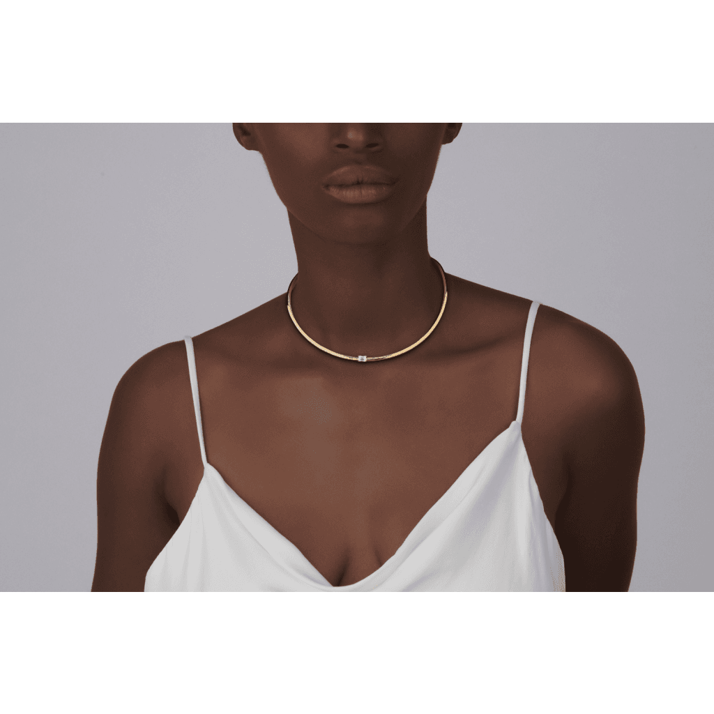 Schaap en Citroen Diamonds collier roodgoud met diamant - #3