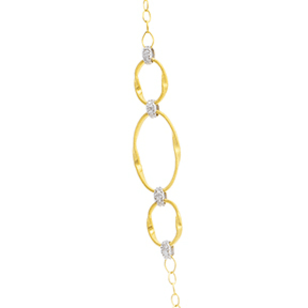 Marco Bicego Marrakech collier geelgoud met diamant - CG774-B2 - #2