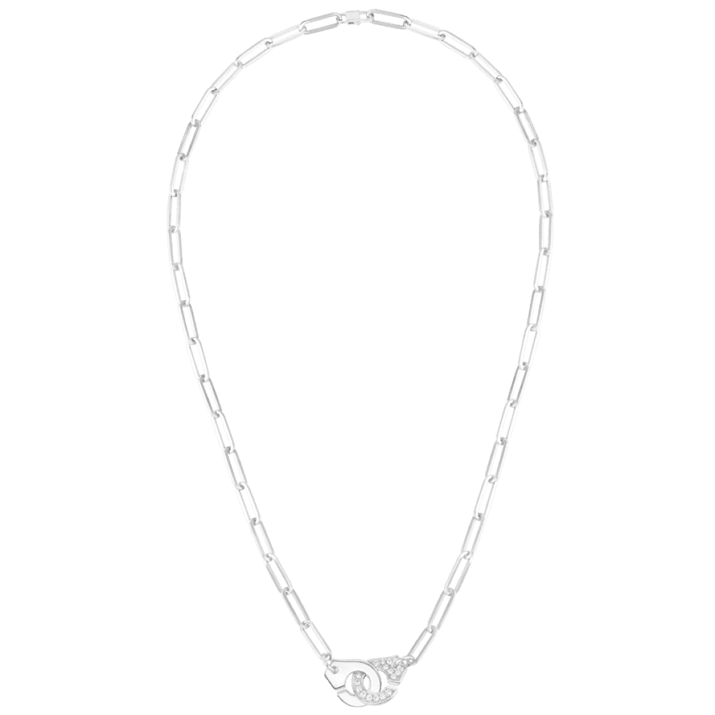 dinh van Menottes dinh van collier witgoud met diamant - 652212 - #1