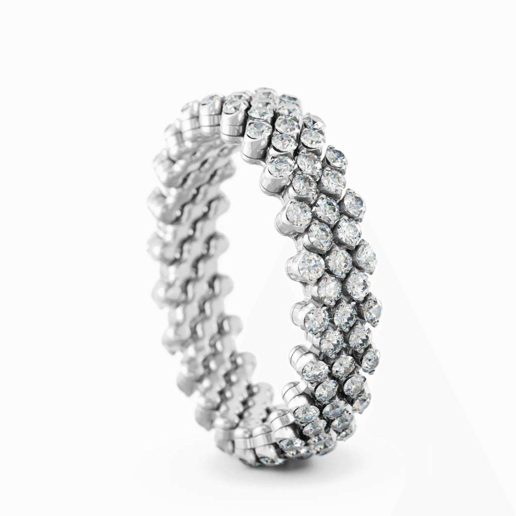 Serafino Consoli Brevetto Classic ring witgoud met diamant - RMS5F2WGWD - #4