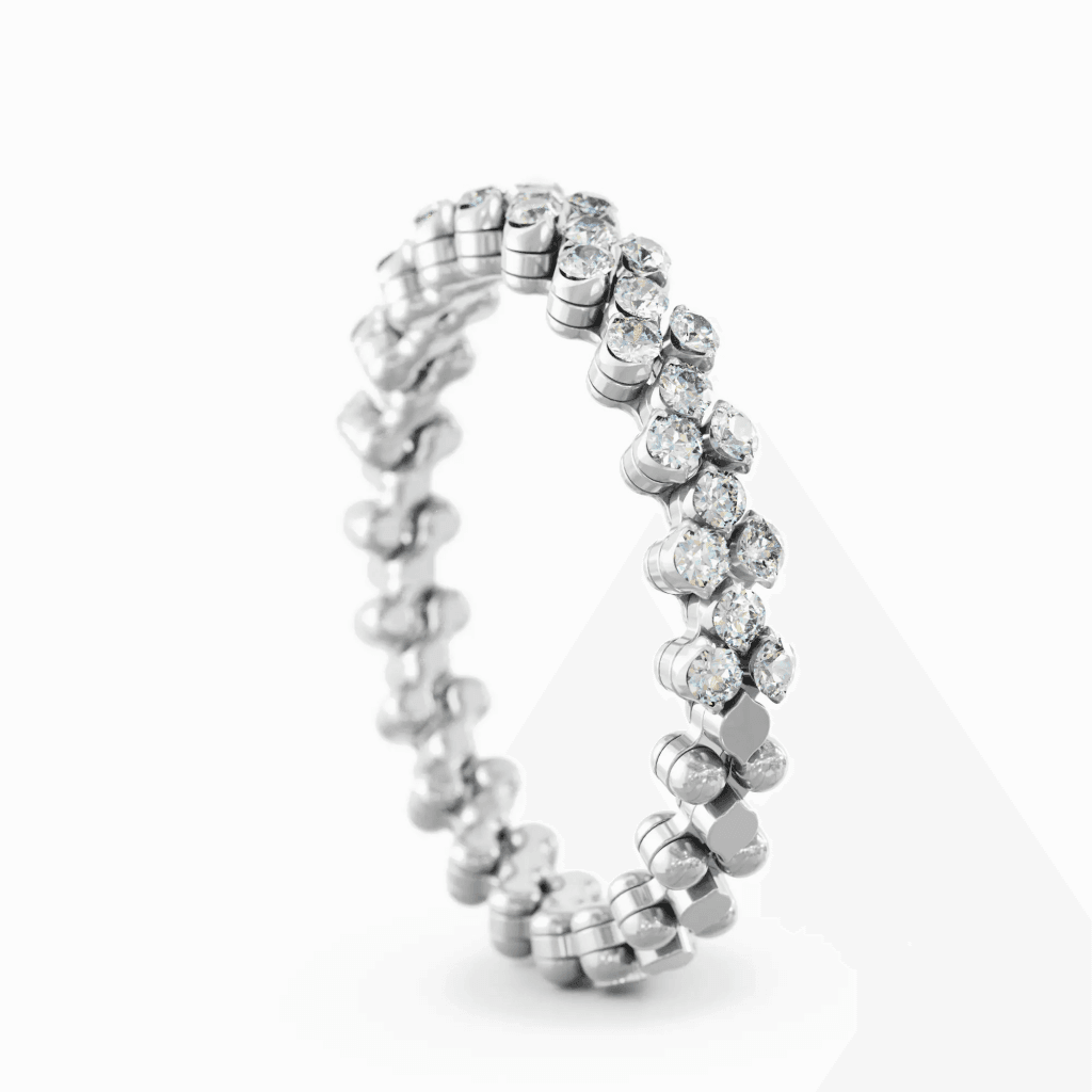 Serafino Consoli Brevetto Classic ring witgoud met diamant - RMS3H2WGWD - #4