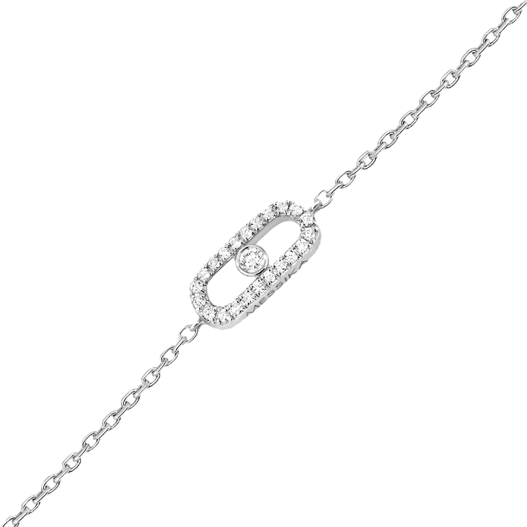 Messika Move Uno armband witgoud met diamant - 12075-WG - #2