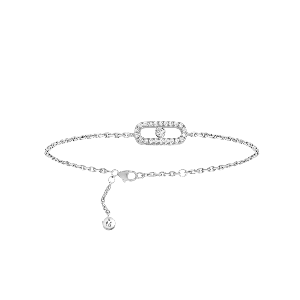 Messika Move Uno armband witgoud met diamant - 12075-WG - #1