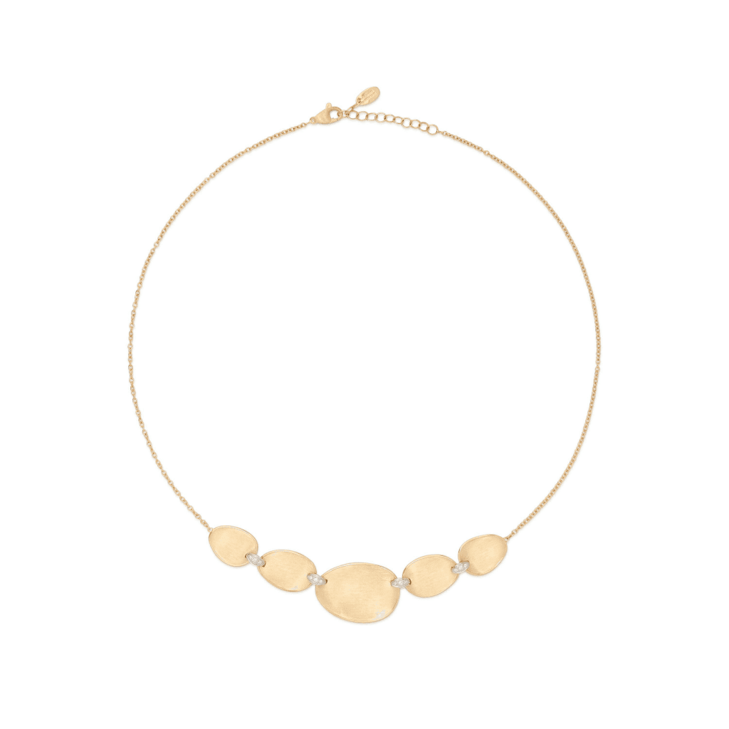 Marco Bicego Lunaria Diamonds collier geelgoud met diamant - CB2901-B - #1