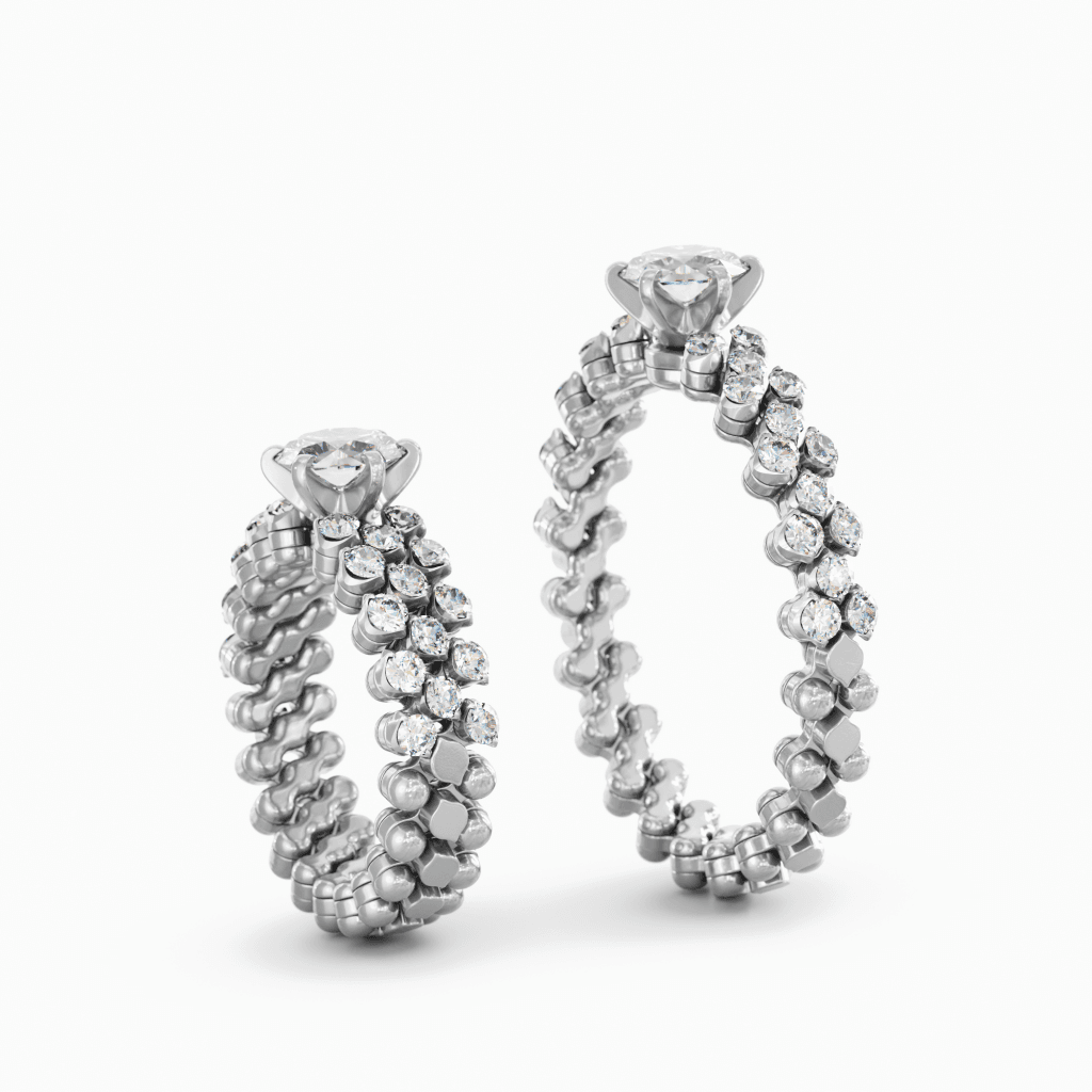Serafino Consoli Unico ring witgoud met diamant - RMSSLWD0753H2WGWD GIA - #2