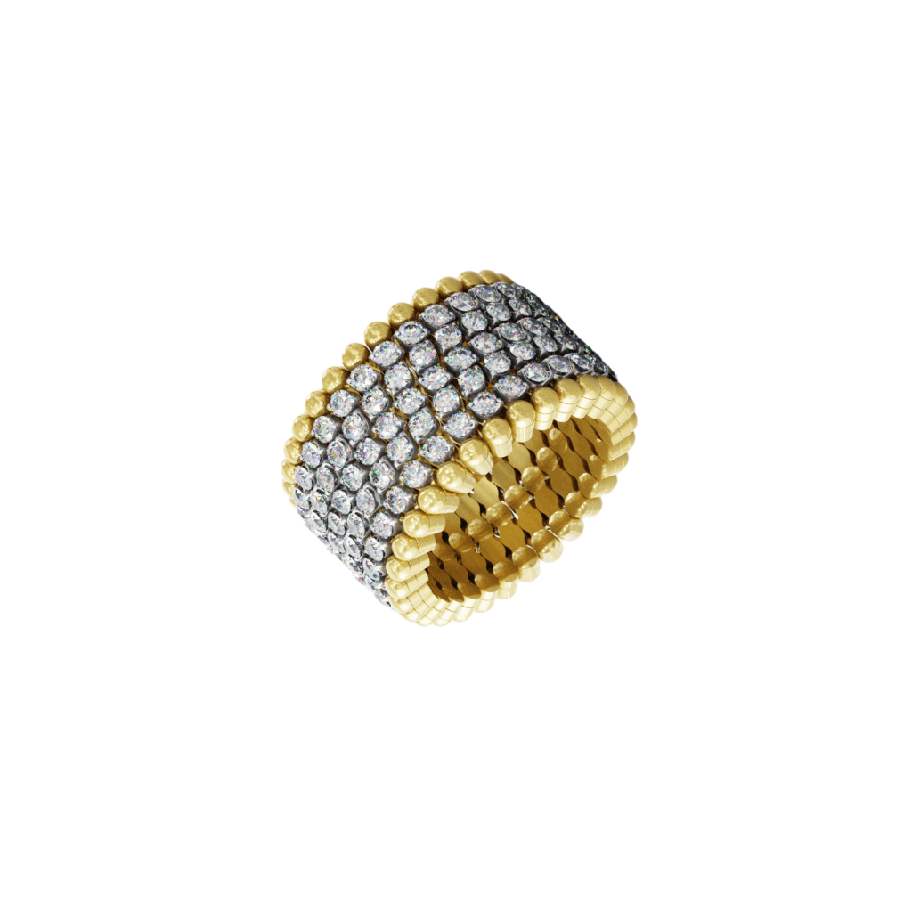Serafino Consoli Serafino Classic armband geelgoud met diamant - S.RB7M2YWGWD - #1