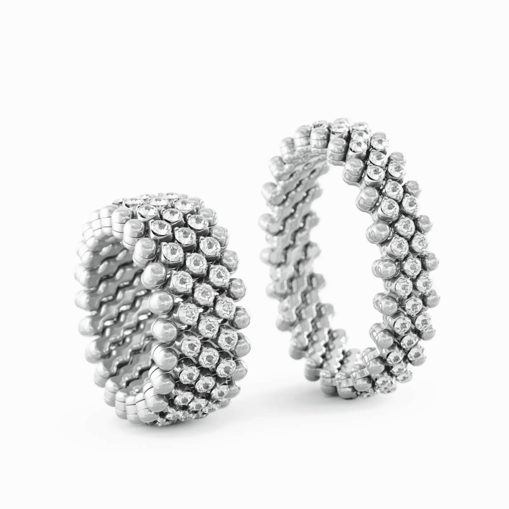 Serafino Consoli Brevetto Classic ring witgoud met diamant - RMS5M2WGWD - #6