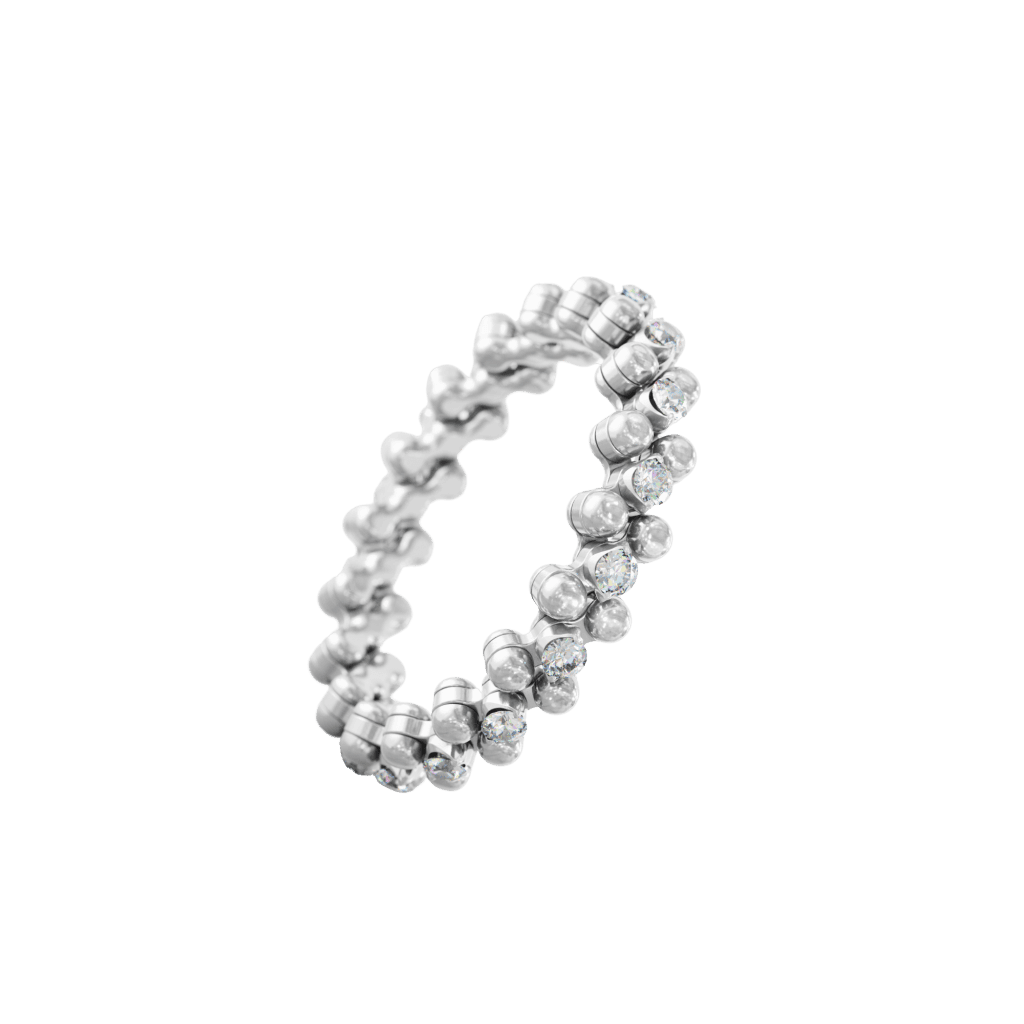 Serafino Consoli Brevetto Classic ring witgoud met diamant - RMS3M4WGWD - #2