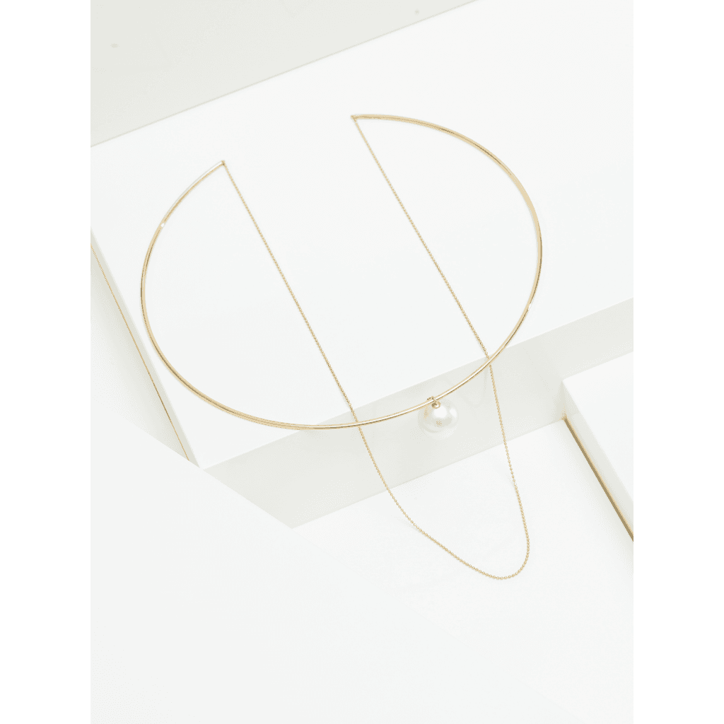 Yana Nesper Open Mind LOVE collier geelgoud met parel - LO1 - #8