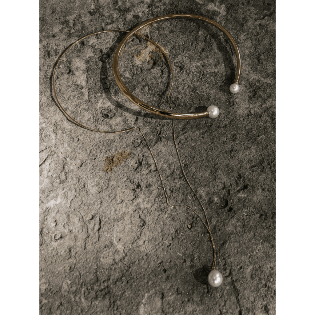 Yana Nesper Open Mind LOVE collier geelgoud met parel - LO1 - #7