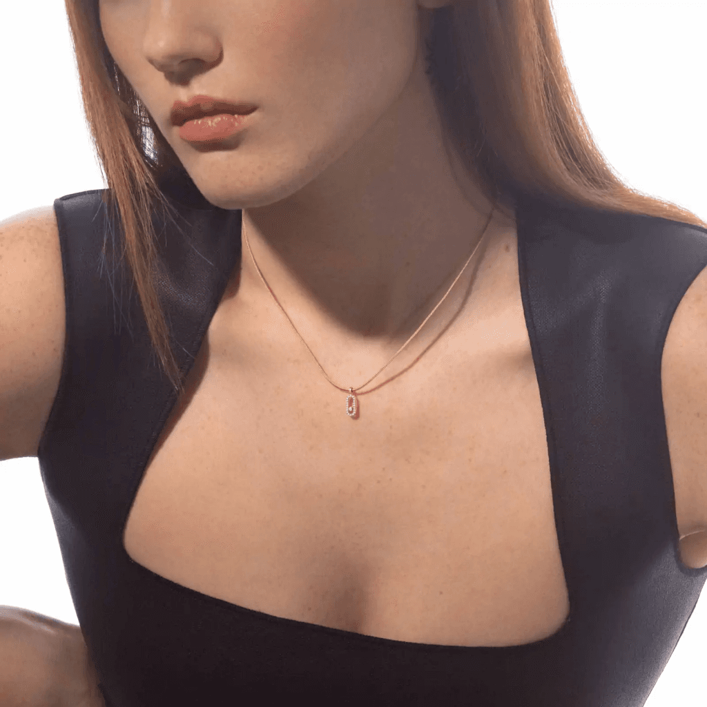 Messika CARE(S) collier geelgoud met diamant - 14105-YG - #4