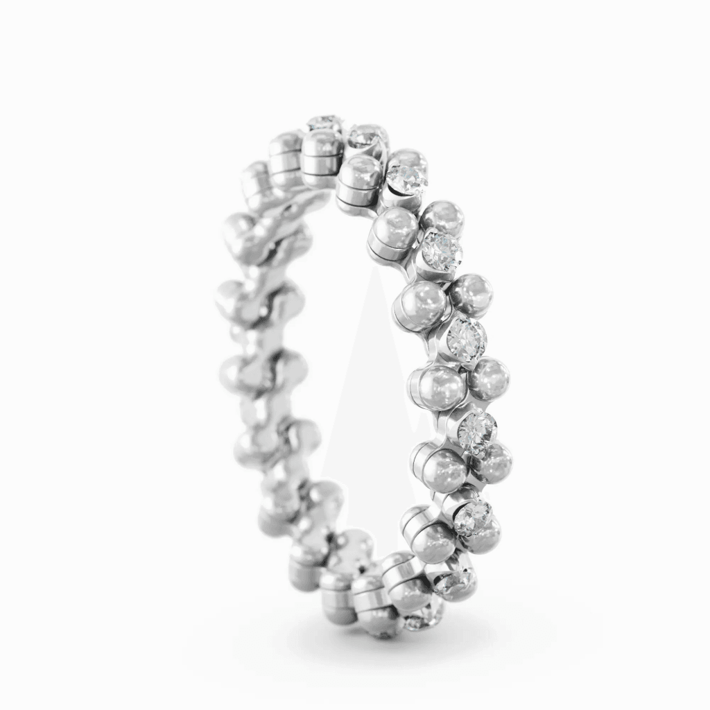 Serafino Consoli Brevetto Classic ring witgoud met diamant - RMS3M4WGWD - #5