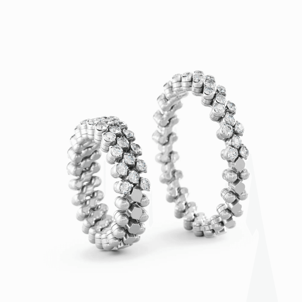 Serafino Consoli Brevetto Classic ring witgoud met diamant - RMS3H2WGWD - #3