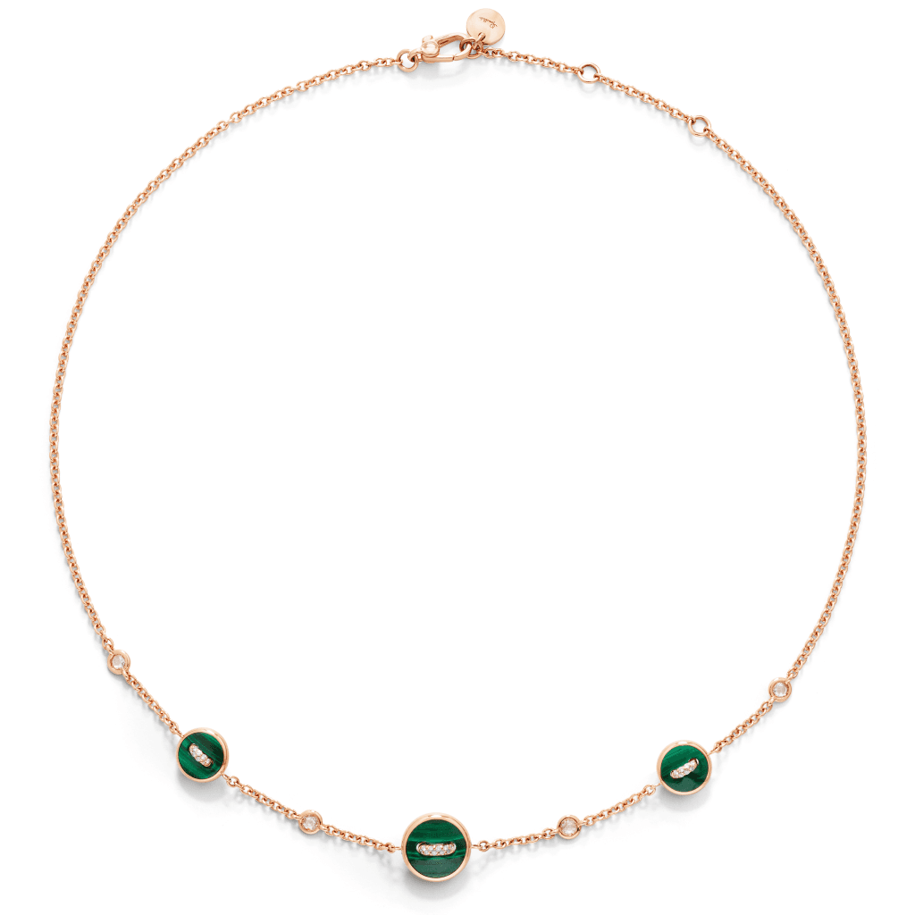 Pomellato Pom Pom Dot collier roodgoud met diamant - PCC6030 O7000 BMPMY - #2