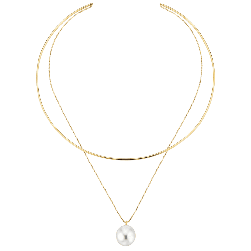 Yana Nesper Open Mind LOVE collier geelgoud met parel - LO1 - #1