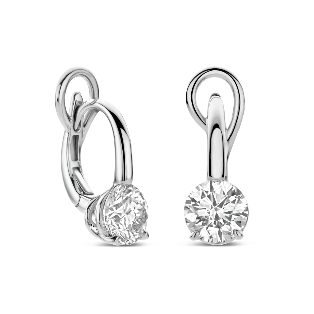 Schaap en Citroen Diamonds oorsieraad witgoud met diamant - #3