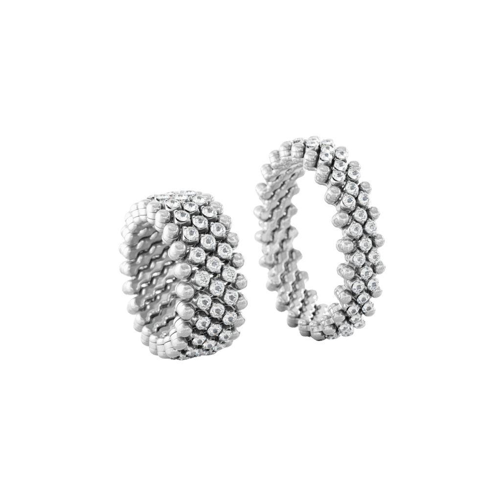 Serafino Consoli Brevetto Classic ring witgoud met diamant - RMS5M2WGWD - #3