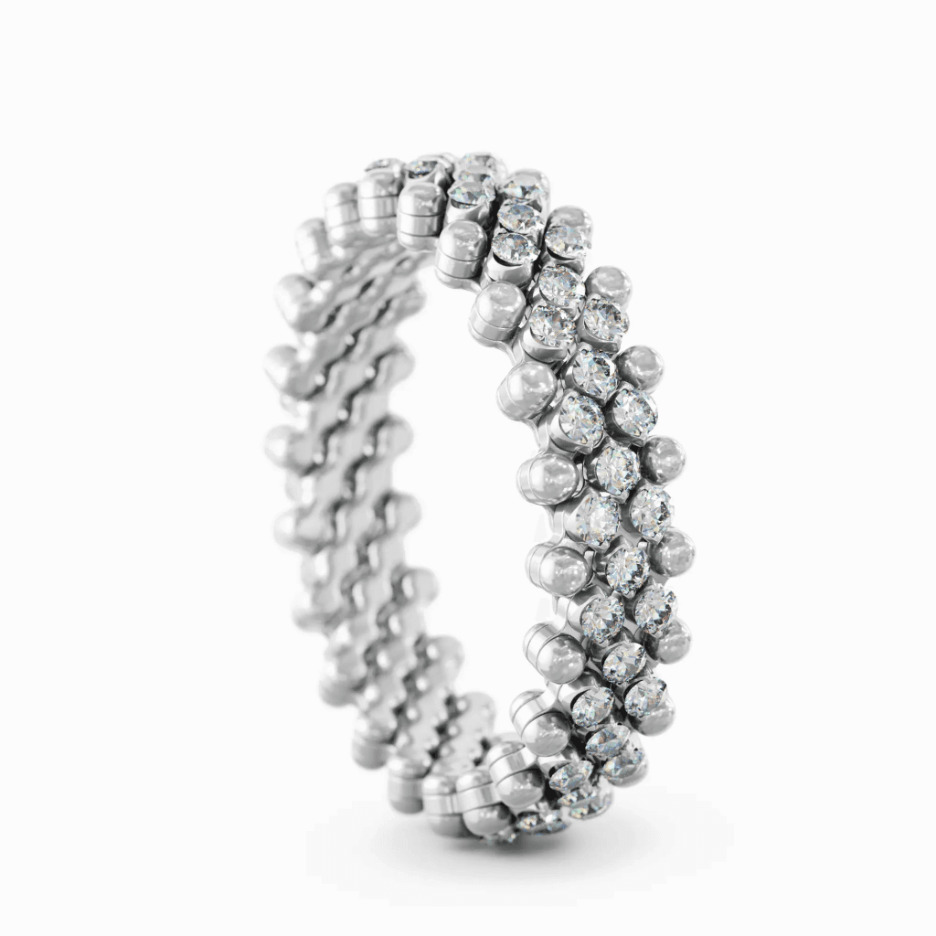 Serafino Consoli Brevetto Classic ring witgoud met diamant - RMS5M2WGWD - #7