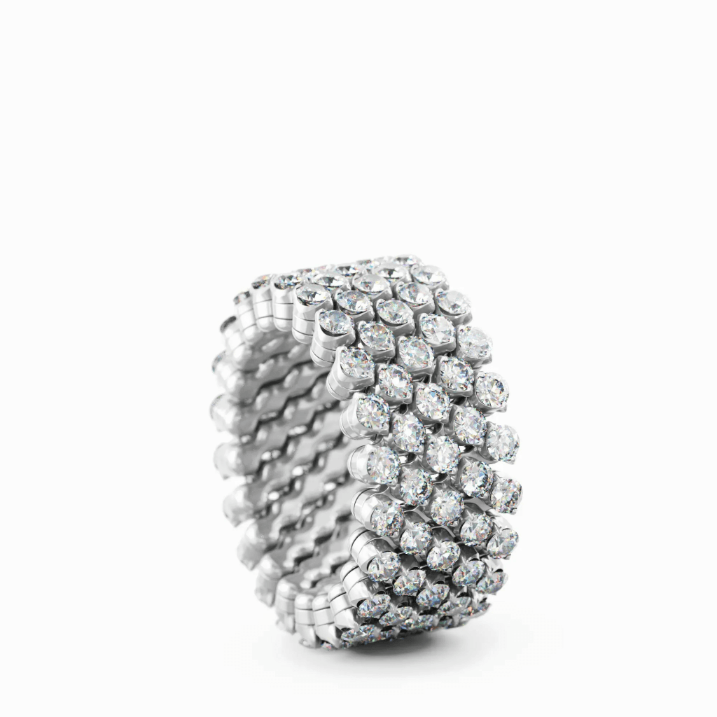 Serafino Consoli Brevetto Classic ring witgoud met diamant - RMS5F2WGWD - #2