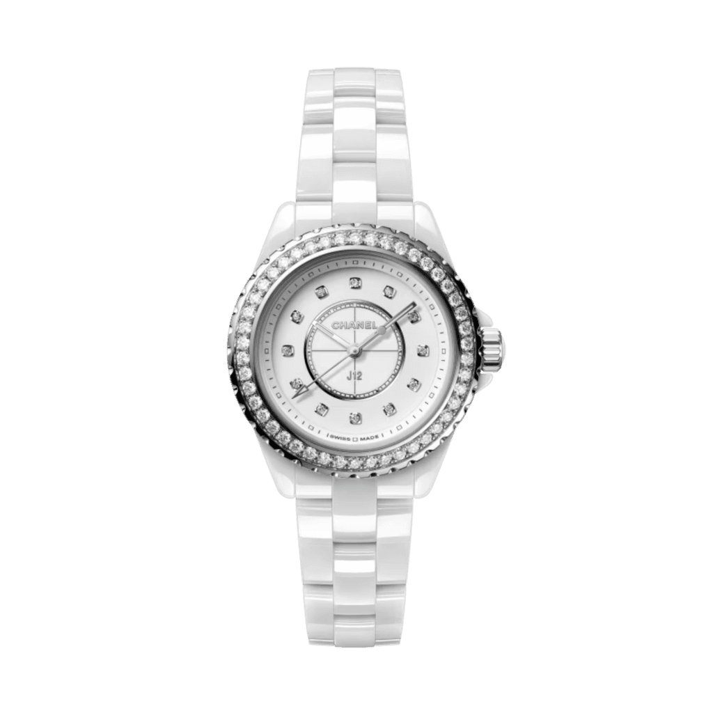 CHANEL J12 White Diamond Bezel & Indicators 33mm - H6418 - #1