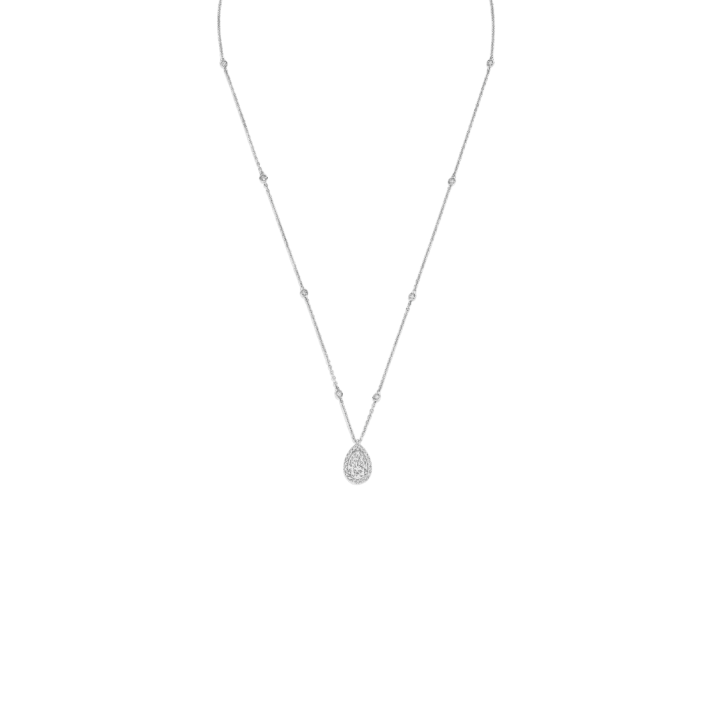Schaap en Citroen Diamonds collier witgoud met diamant - #1