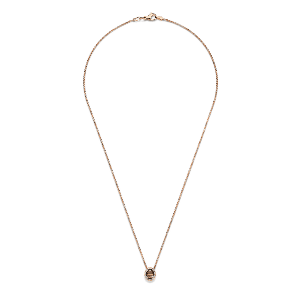 Schaap en Citroen Diamonds collier roodgoud met diamant - #4