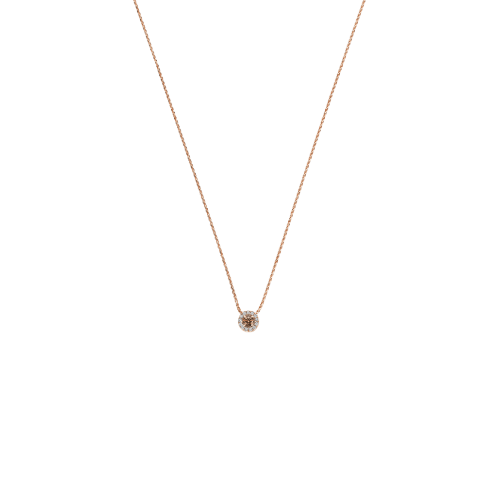 Schaap en Citroen Diamonds collier roodgoud met diamant - #1