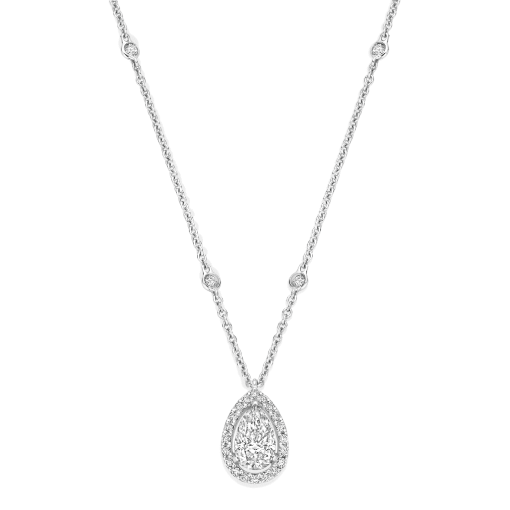 Schaap en Citroen Diamonds collier witgoud met diamant - #2