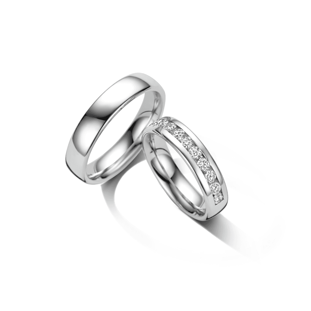 Trouwring Classic Love Collection witgoud - 270978 - #4