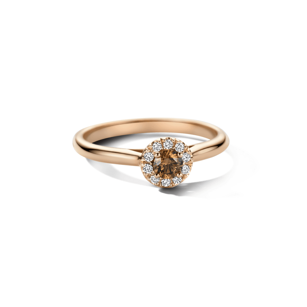 Schaap en Citroen Diamonds ring roodgoud met diamant - #5