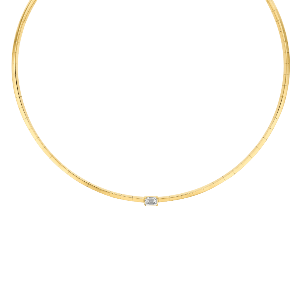 Schaap en Citroen Diamonds collier roodgoud met diamant - #1
