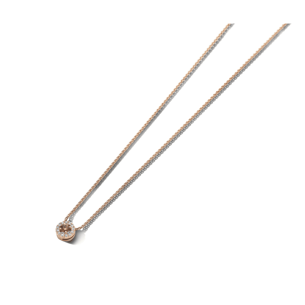 Schaap en Citroen Diamonds collier roodgoud met diamant - #3
