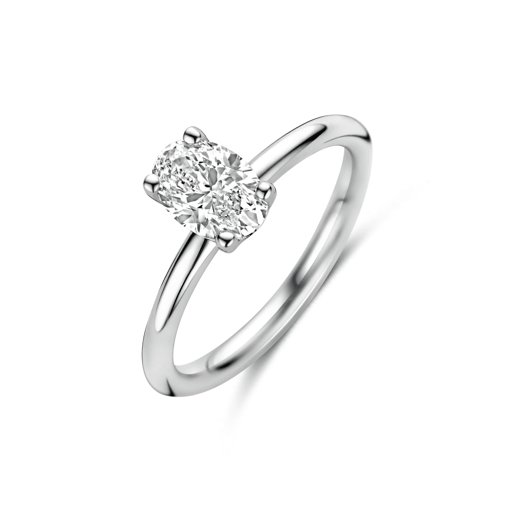 Schaap en Citroen Diamonds ring witgoud met diamant - #1