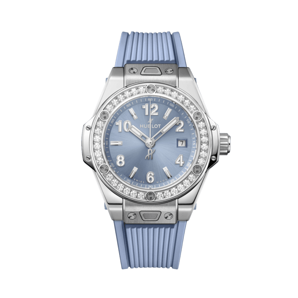 Hublot Big Bang One Click Steel Coal Blue Diamonds 33mm - 485.SX.717B.RX.1204 - #1