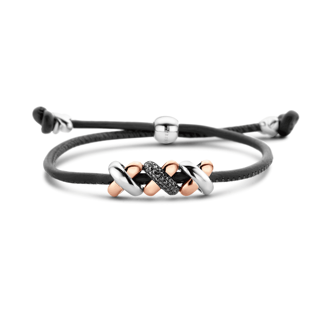 Tirisi Moda Kisses armband roodgoud met markasiet - TM2171BL(2P) - #1