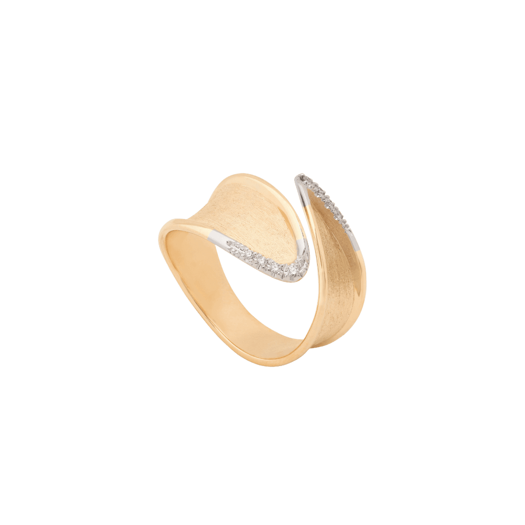 Marco Bicego Lunaria Twist ring geelgoud met diamant - AB660-B - #1