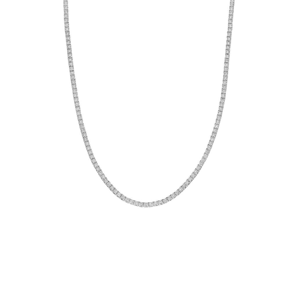 Schaap en Citroen Diamonds collier witgoud met diamant - #1