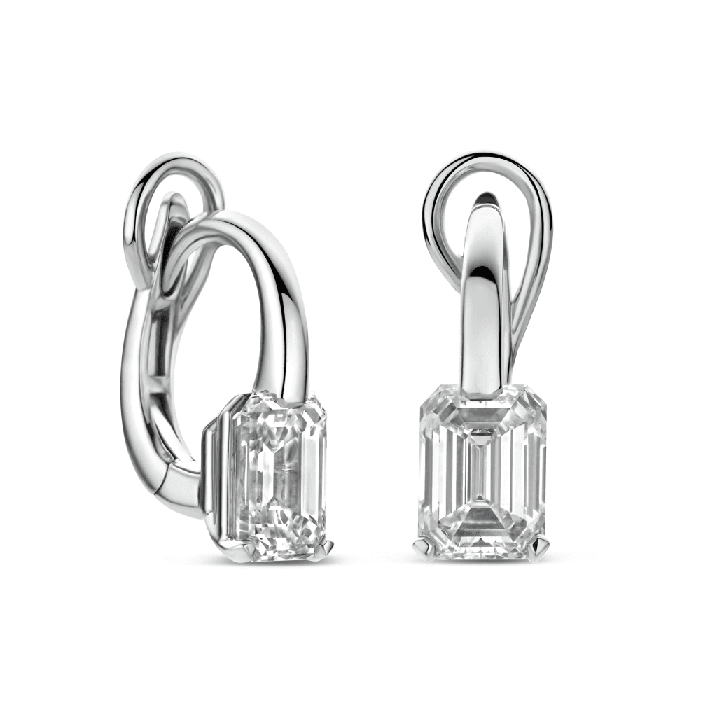 Schaap en Citroen Diamonds oorsieraad witgoud met diamant - #2