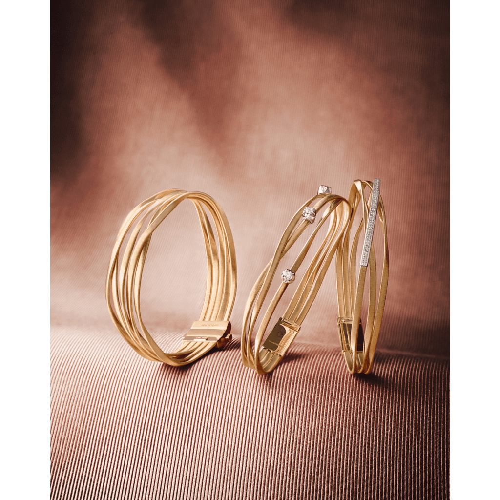 Marco Bicego Marrakech armband geelgoud met diamant - BG848-B8 - #3