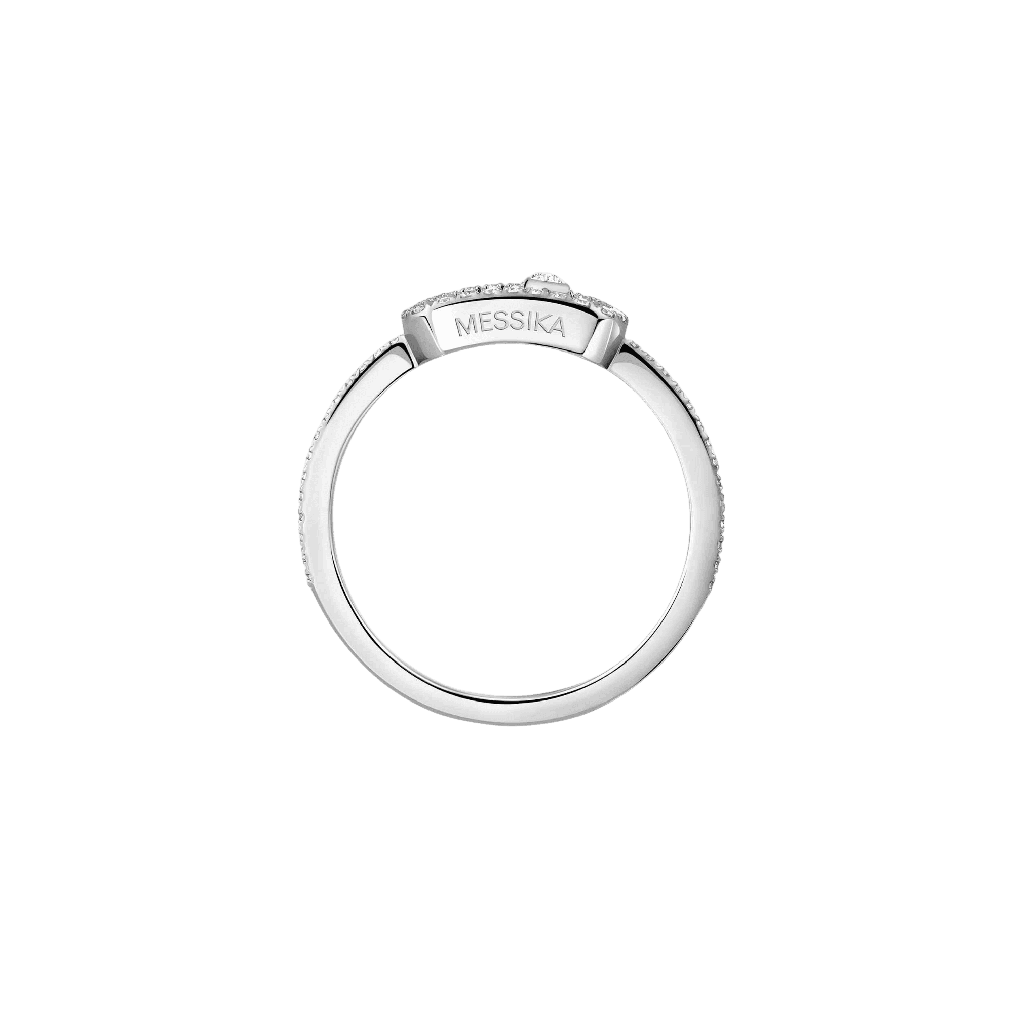 Messika Move Uno ring witgoud met diamant - 5630-WG - #4