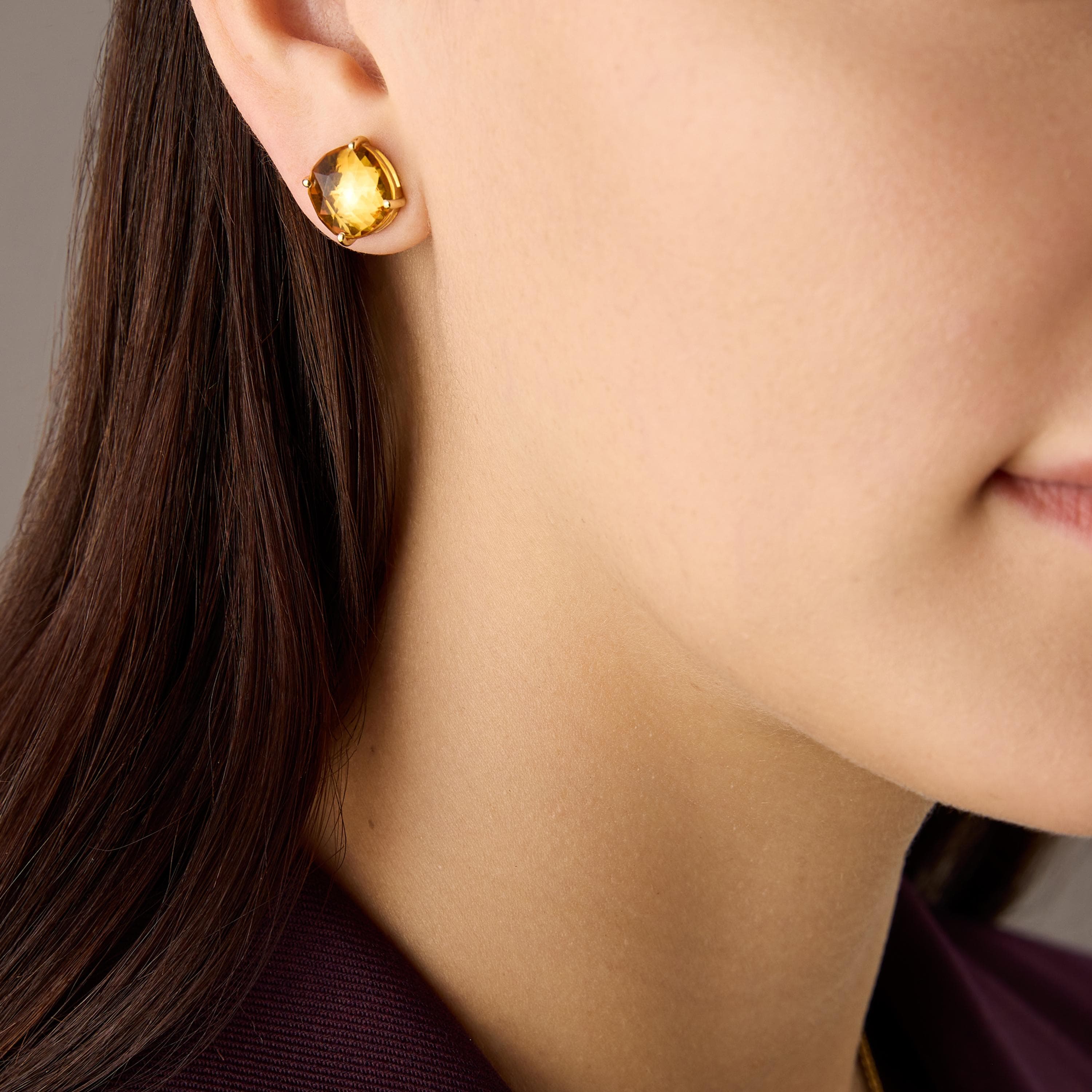 Marco Bicego Jaipur Color oorsieraad geelgoud met kwarts - OB1866-QG01 - #2