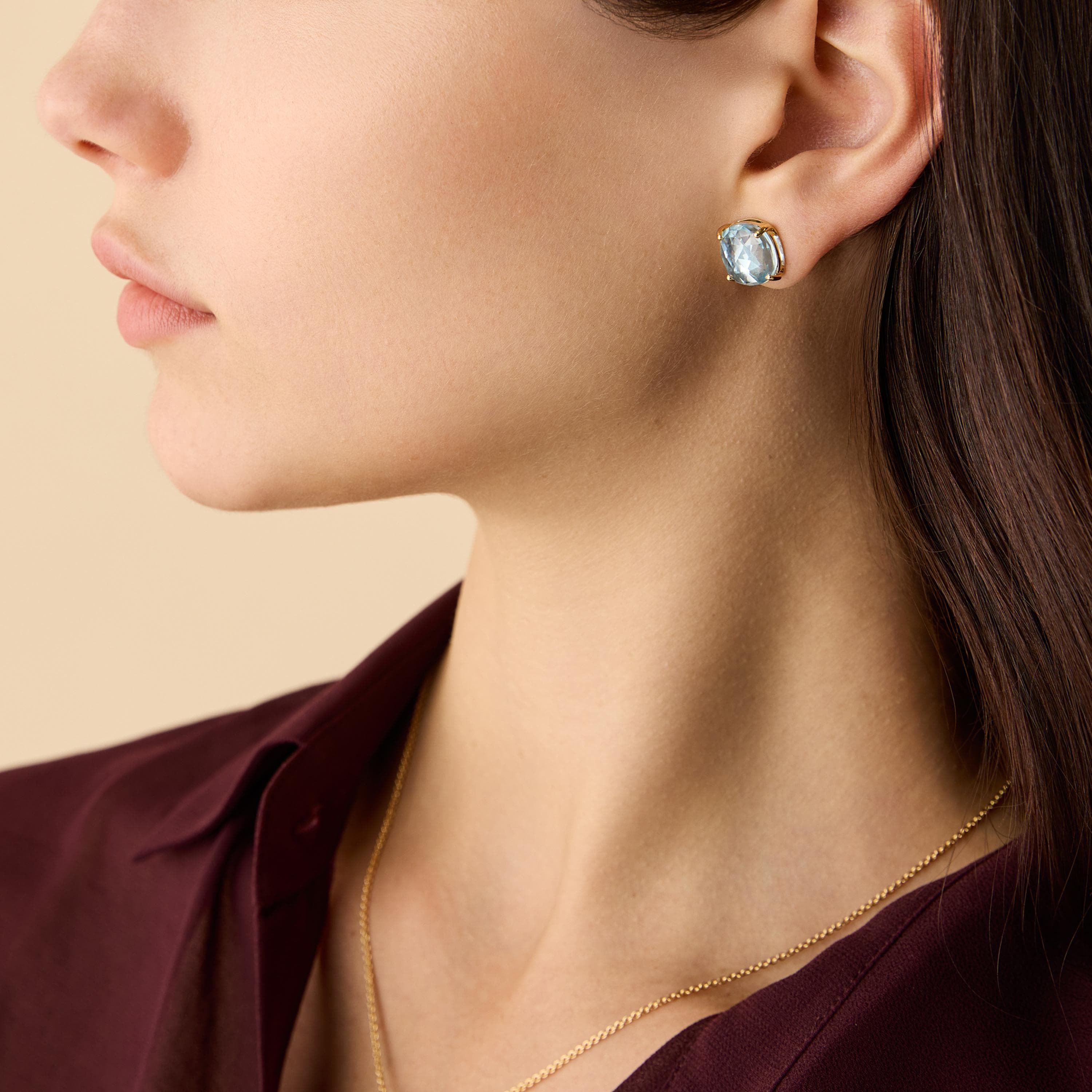 Marco Bicego Jaipur Color oorsieraad geelgoud met topaas - OB1866-TP01 - #2
