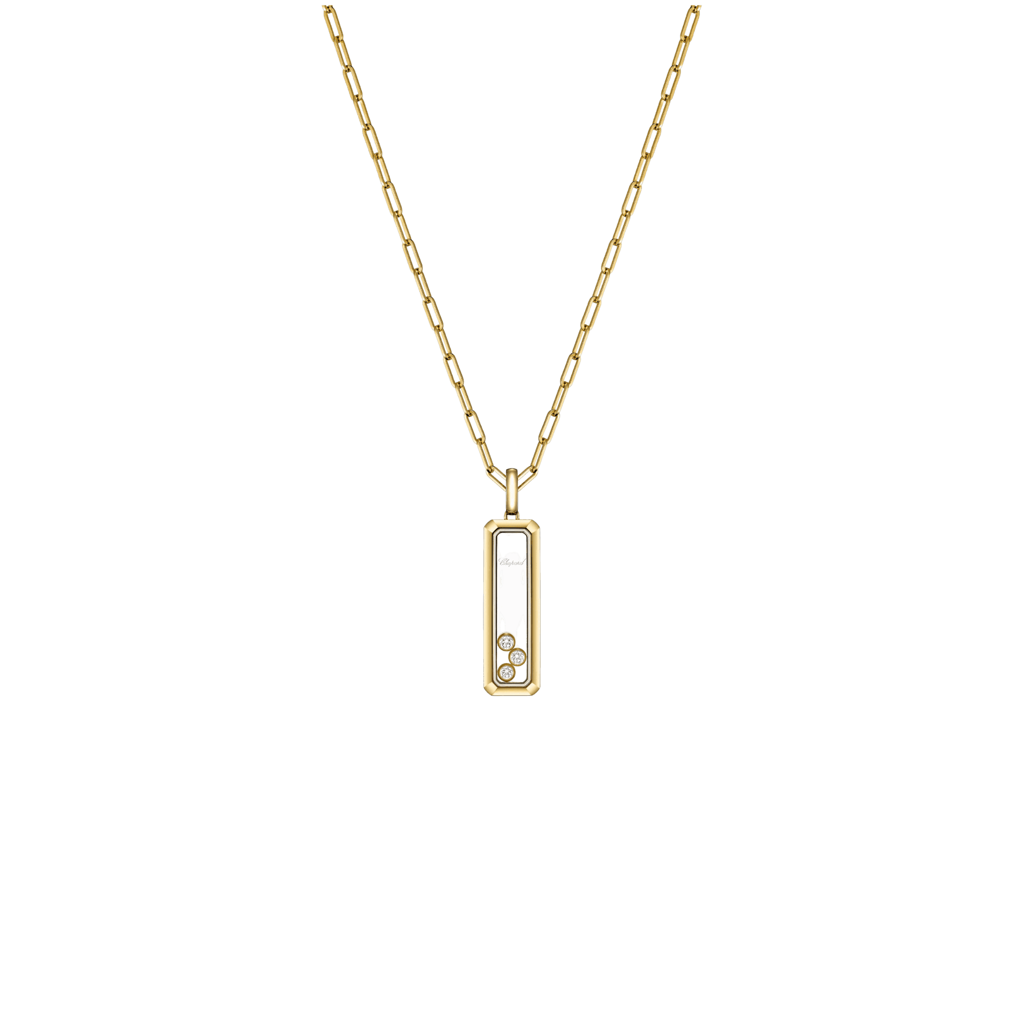 Chopard Happy Diamonds collier geelgoud met diamant - 79A202-0001 - #1