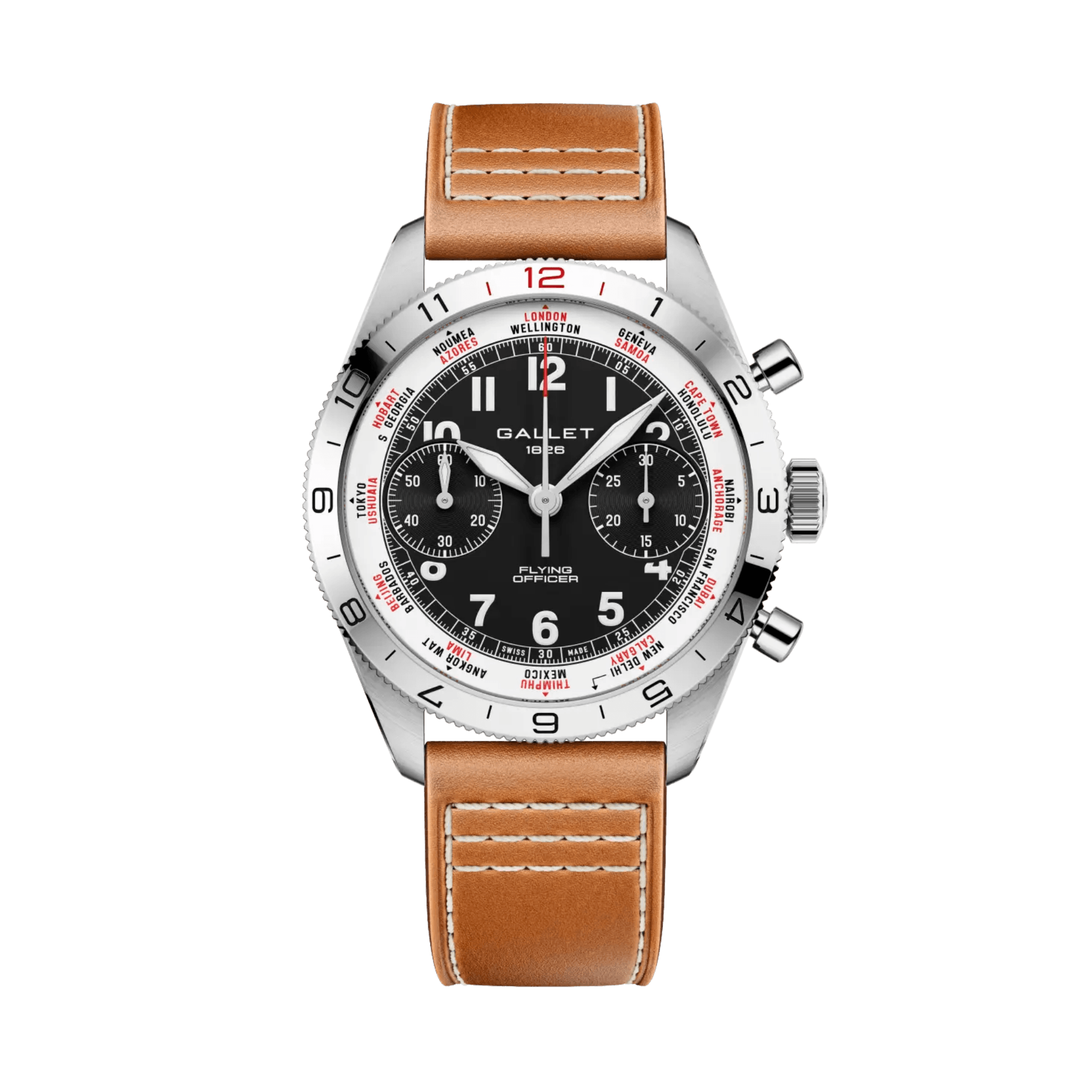 Gallet Flying Officer Chronograph 40 40mm - AG2301131B1X2 - #1