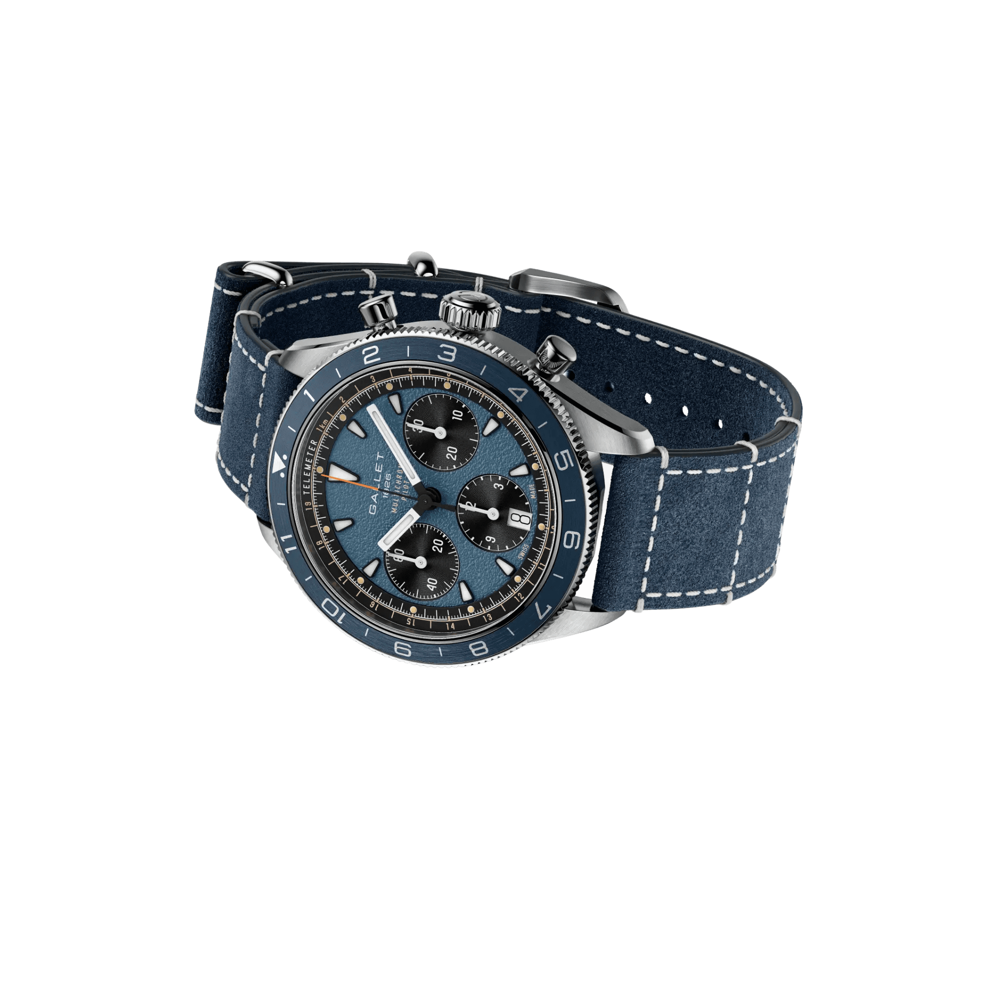 Gallet Multichron Pilot Chronograph 42 42mm - AG2303171C1W1 - #3