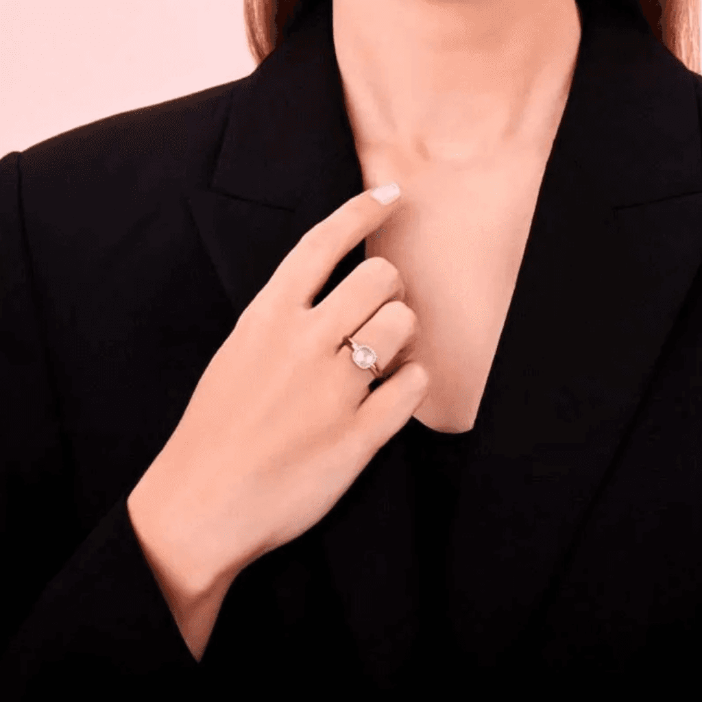 Tirisi Jewelry Milano Sweeties ring roodgoud met diamant - TR9624WQP - #4
